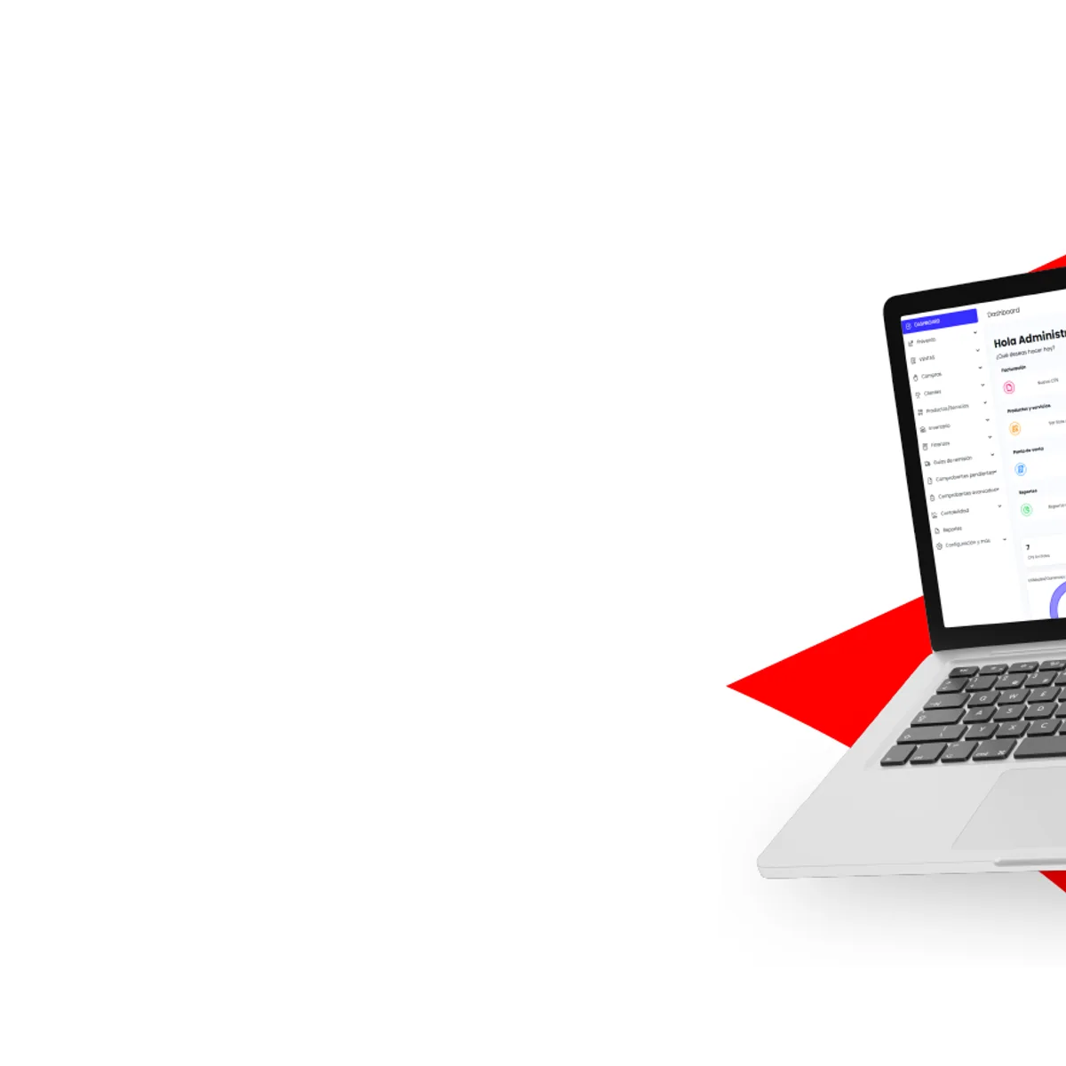 Facturas ELE.PE abierto en una PC, una laptop, una tablet y un celular